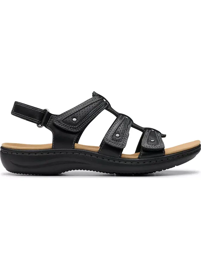 Сандалии Clarks Laurieann Ivy Rip Tape Casual — изображение 2 из 8, черный