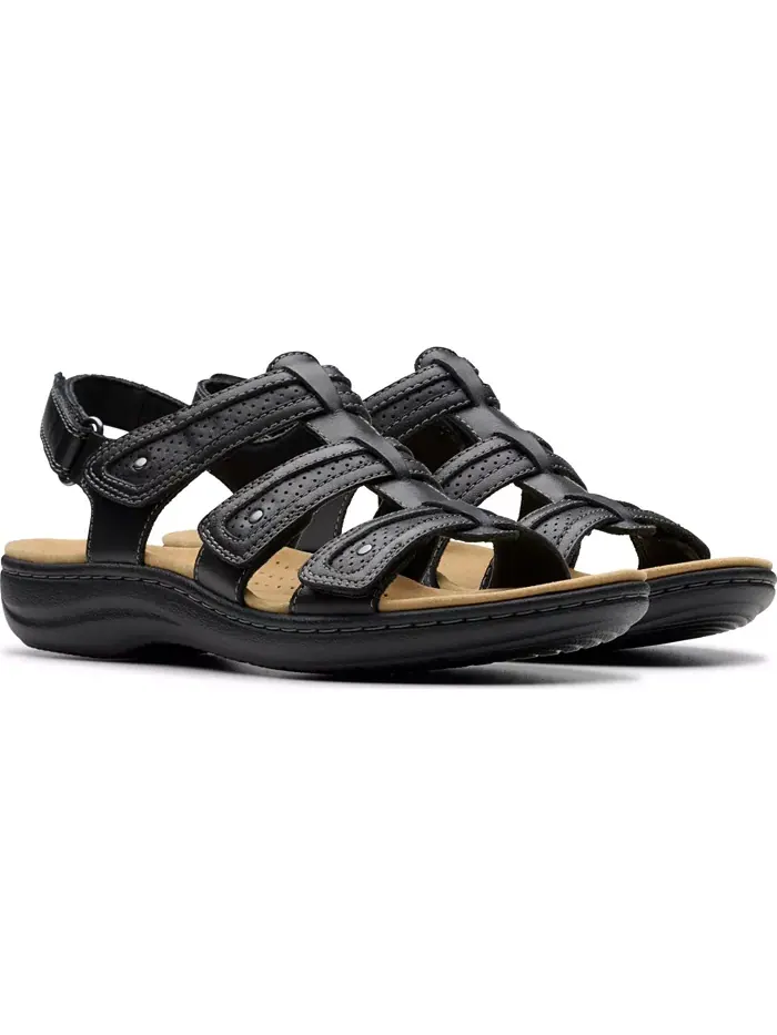 Сандалии Clarks Laurieann Ivy Rip Tape Casual — изображение 5 из 8, черный