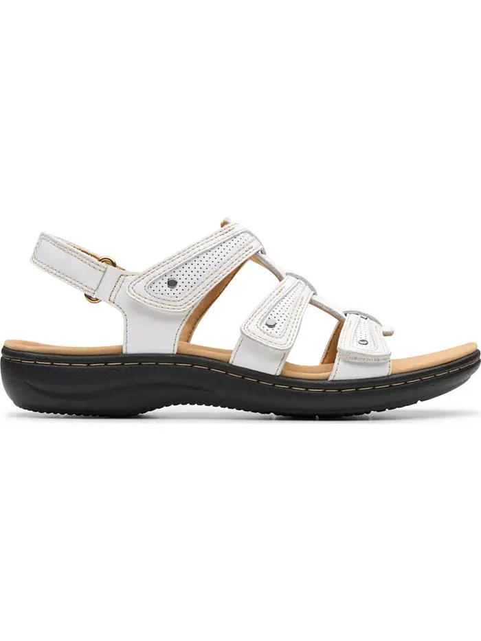 Сандалии Clarks Laurieann Ivy Rip Tape Casual — изображение 2 из 8, белый