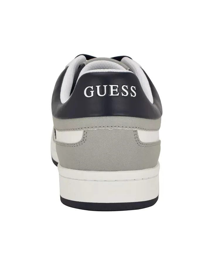 Мужские модные кроссовки Lasen на шнуровке GUESS — изображение 2 из 5, серый белый мульти