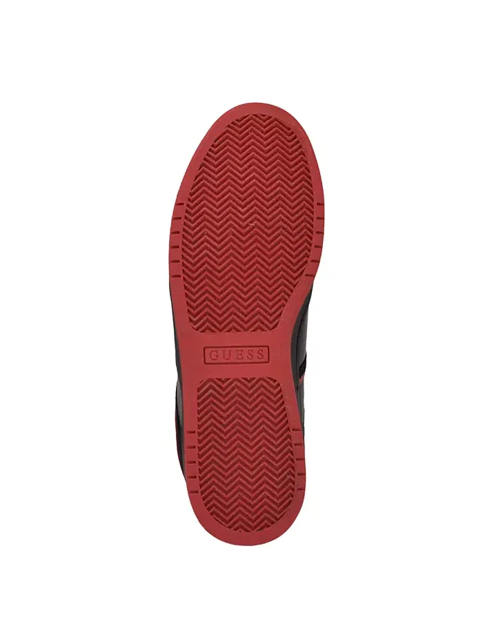 Мужские модные кроссовки Lasen на шнуровке GUESS — изображение 3 из 5, черный красный