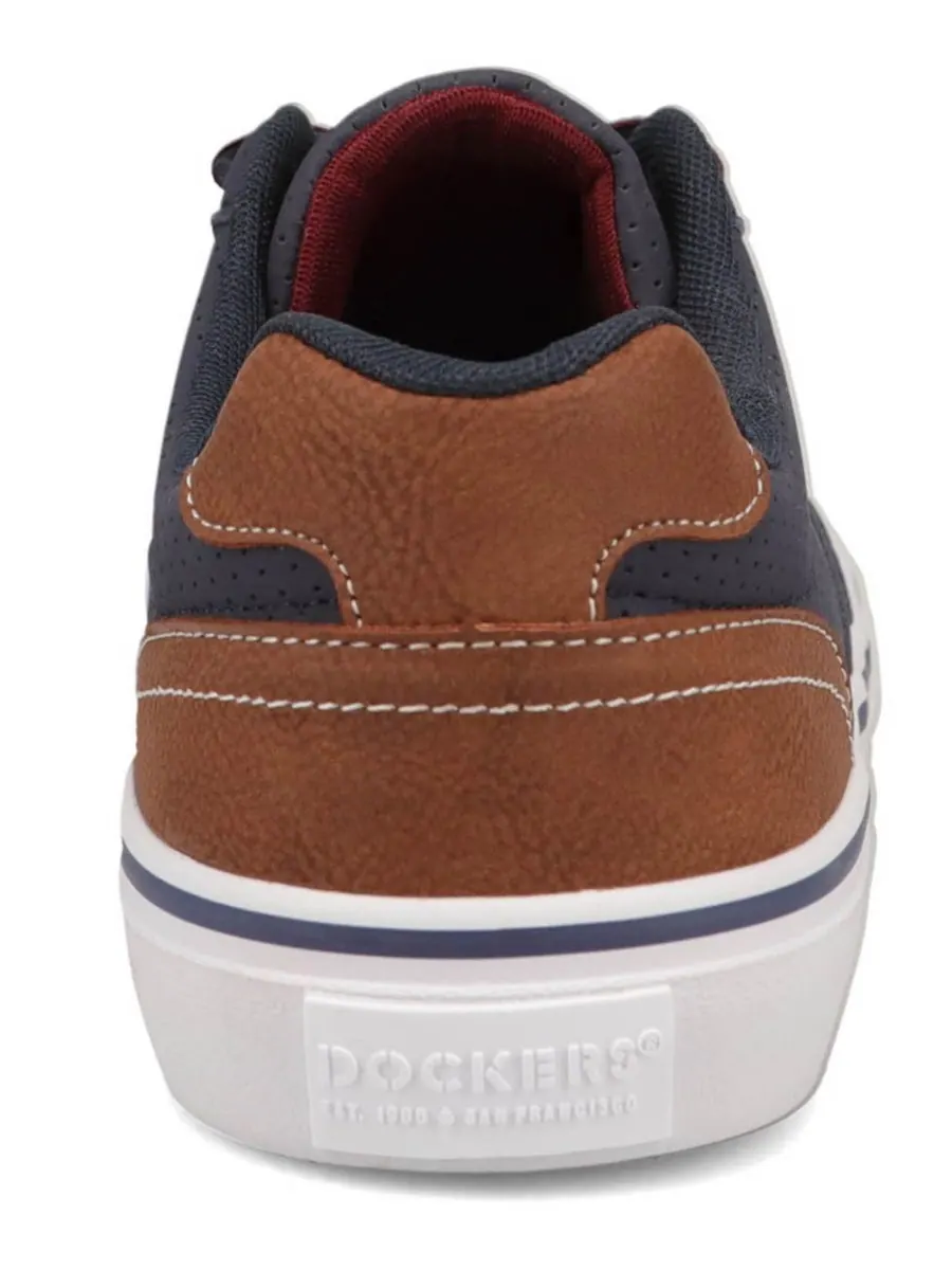 Мужские повседневные кроссовки Hobbs Dockers — изображение 3 из 6, темно-синий бордовый
