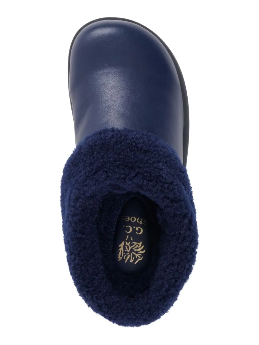 Женские тапочки-мюли Shari с круглым носком GC Shoes — изображение 4 из 5, темно-синий