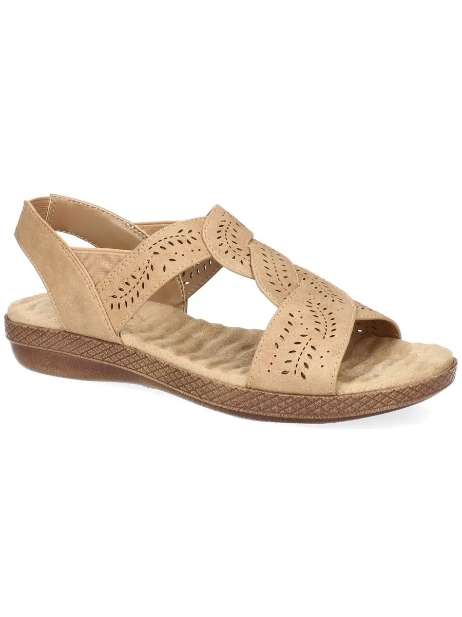 Женские удобные сандалии Wear Comfort Easy Street — изображение 1 из 7, бежевый
