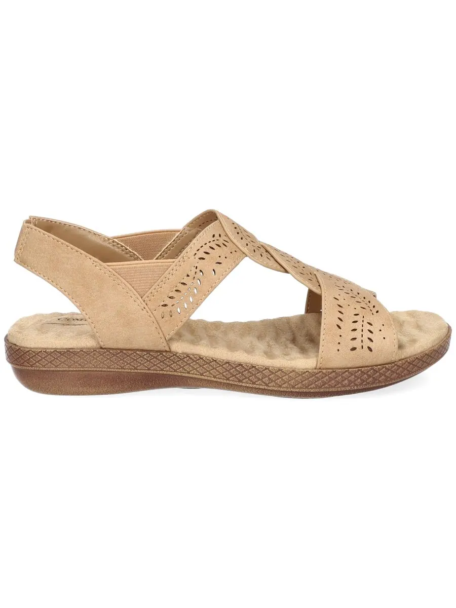 Женские удобные сандалии Wear Comfort Easy Street — изображение 2 из 7, бежевый