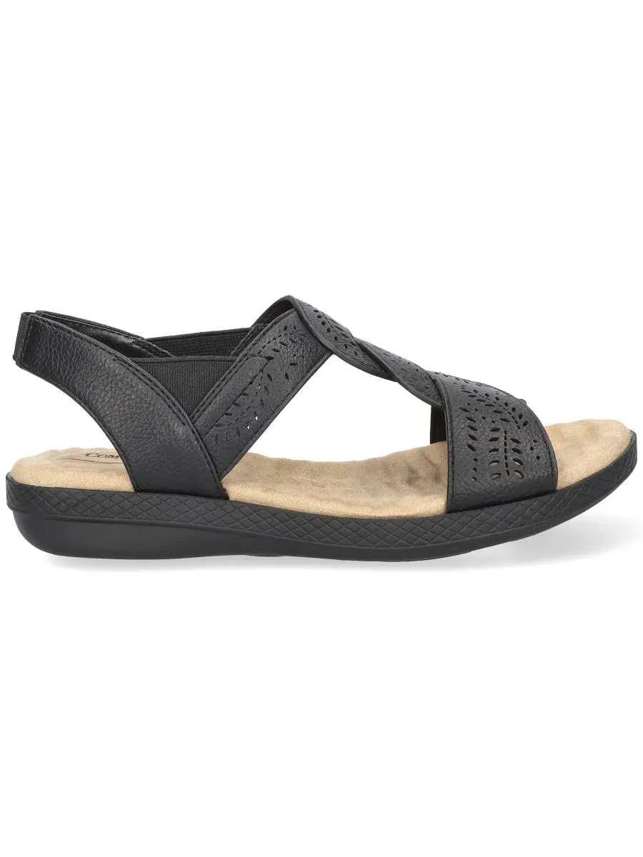 Женские удобные сандалии Wear Comfort Easy Street — изображение 2 из 8, черный