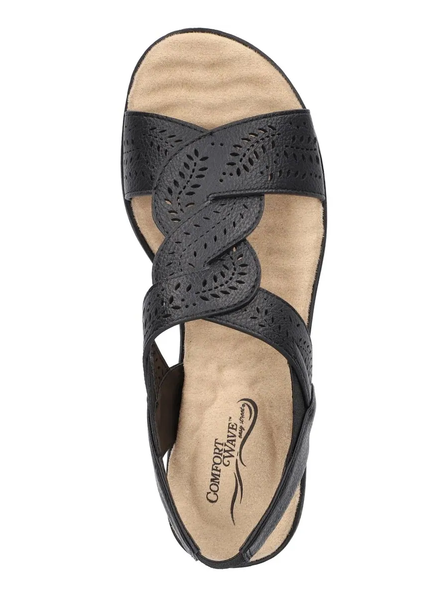 Женские удобные сандалии Wear Comfort Easy Street — изображение 4 из 8, черный