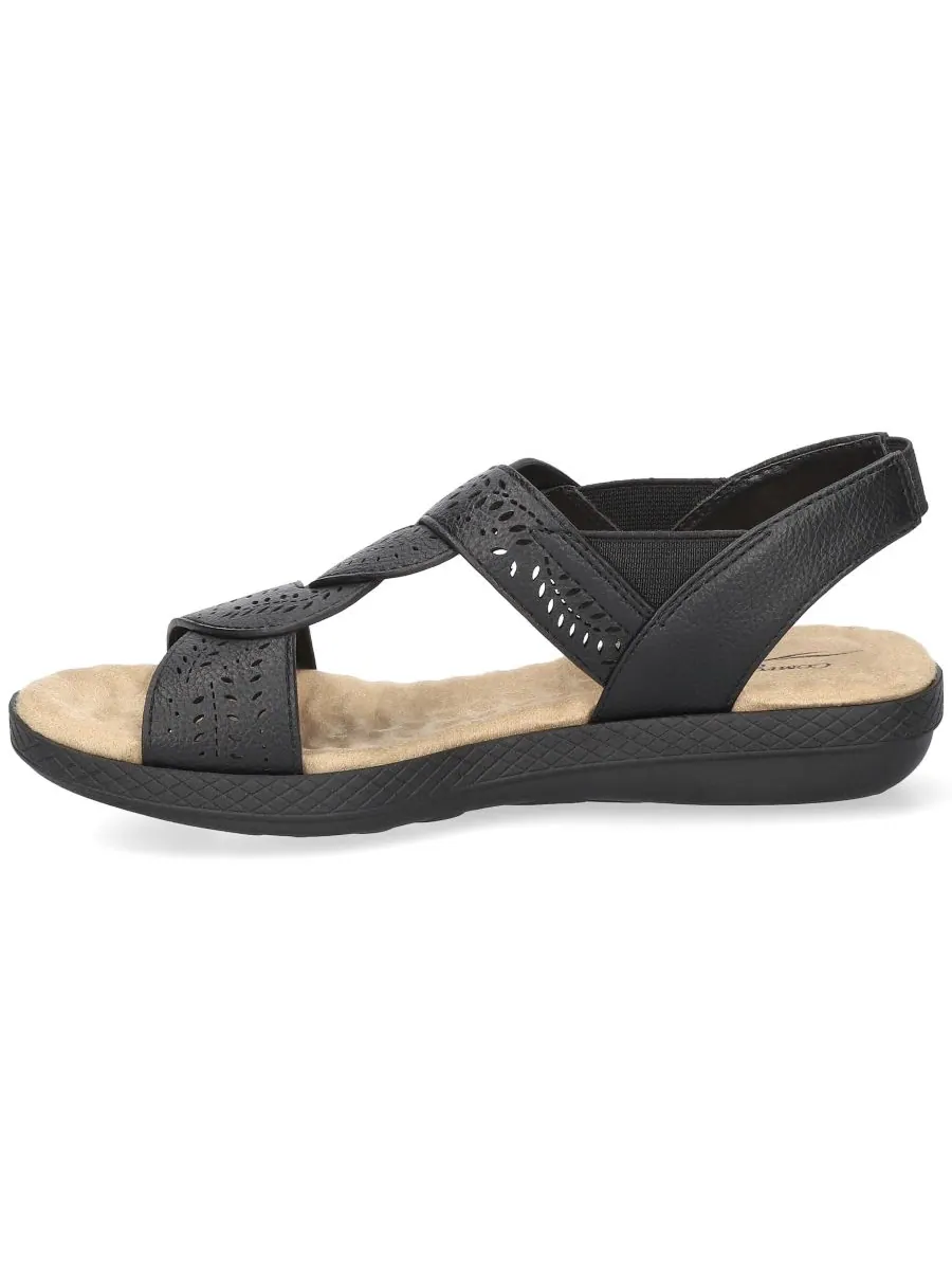 Женские удобные сандалии Wear Comfort Easy Street — изображение 6 из 8, черный