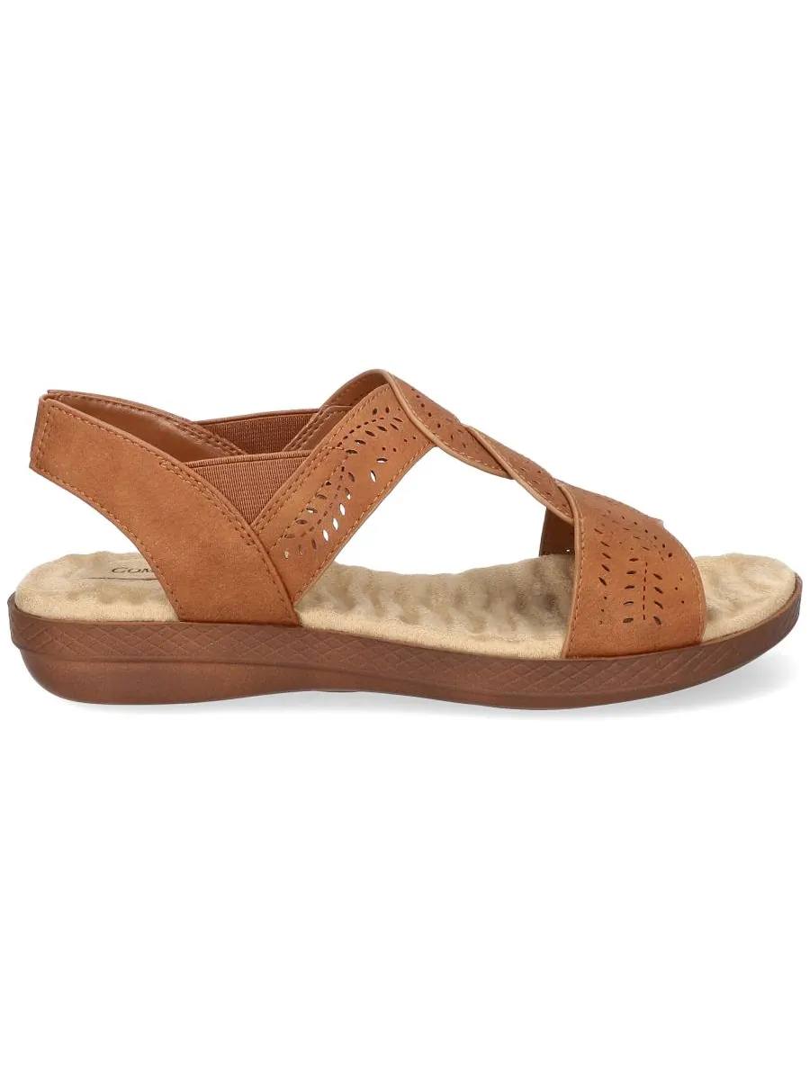 Женские удобные сандалии Wear Comfort Easy Street — изображение 2 из 7, коричневый