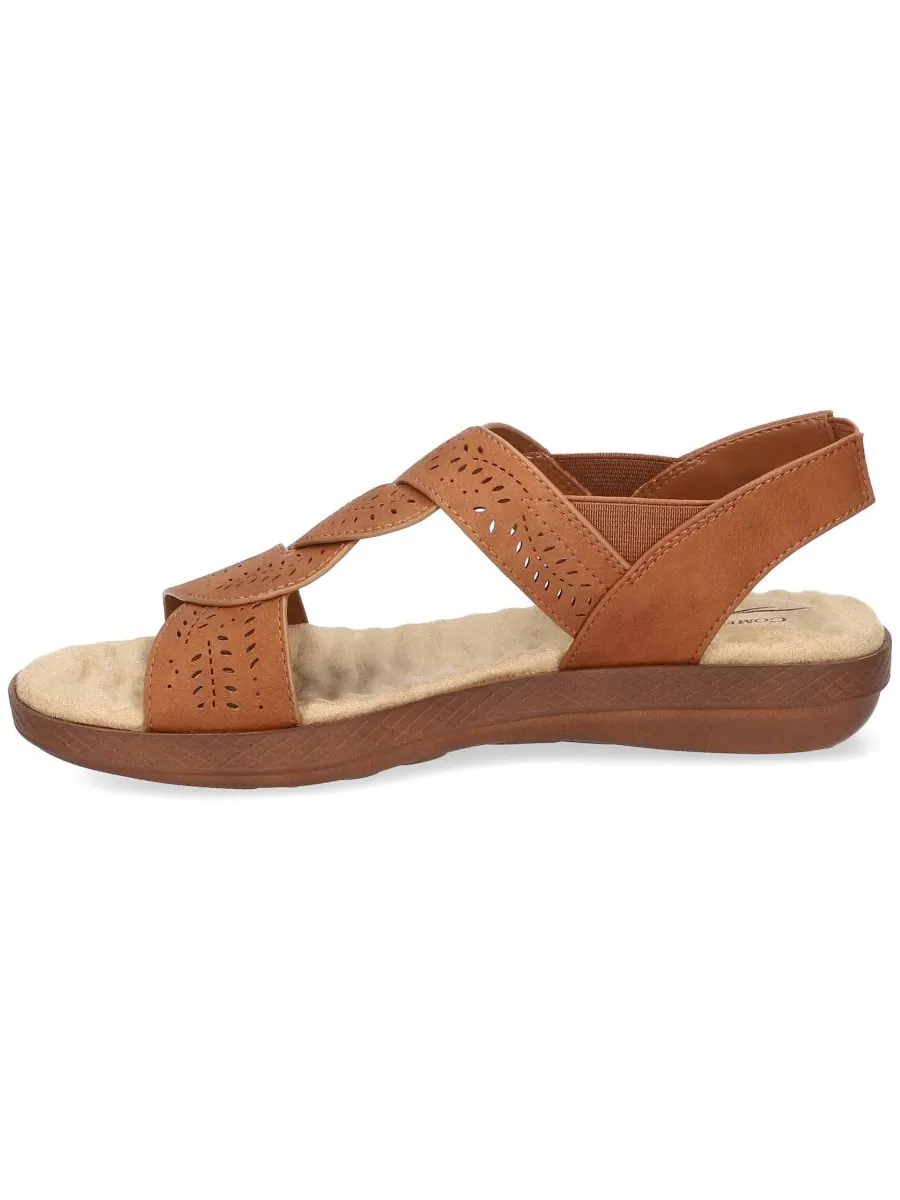 Женские удобные сандалии Wear Comfort Easy Street — изображение 7 из 7, коричневый