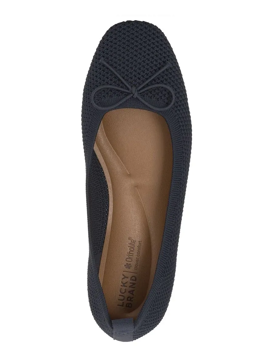 Женские балетки Taneric Bow без шнурков Lucky Brand — изображение 4 из 6, темно-синий
