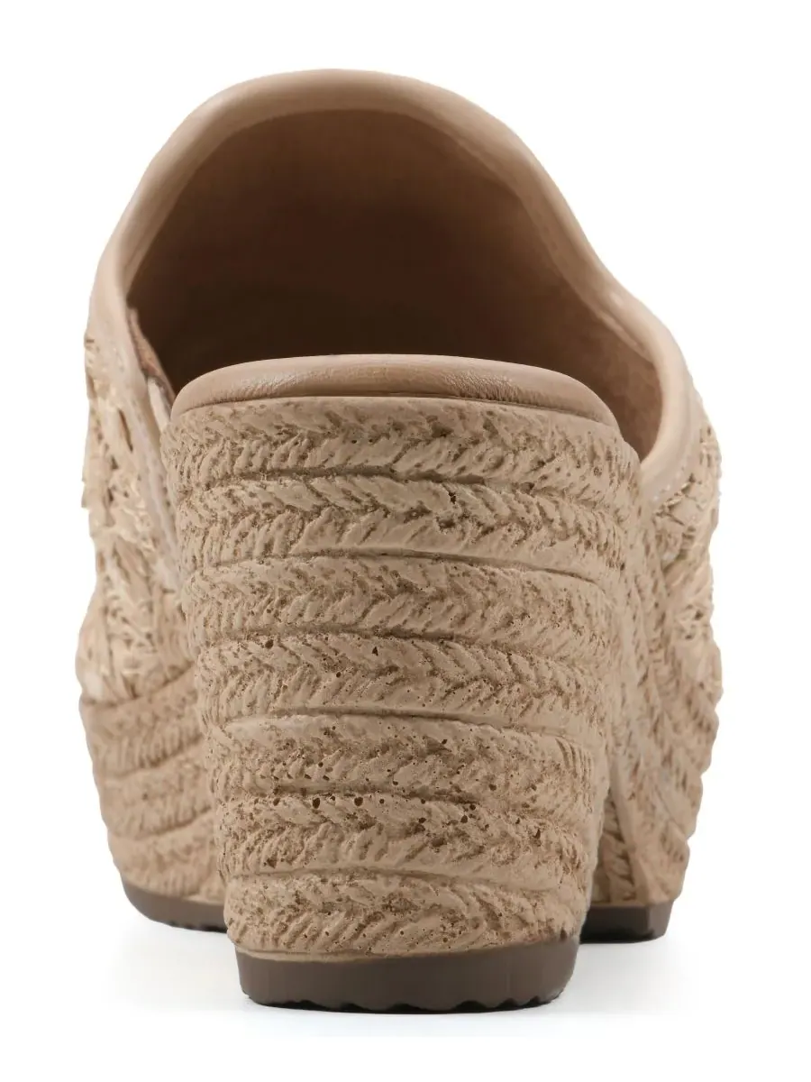 Женские сандалии на танкетке Bizzie Cliffs by White Mountain, Natural Fabric — изображение 3 из 6