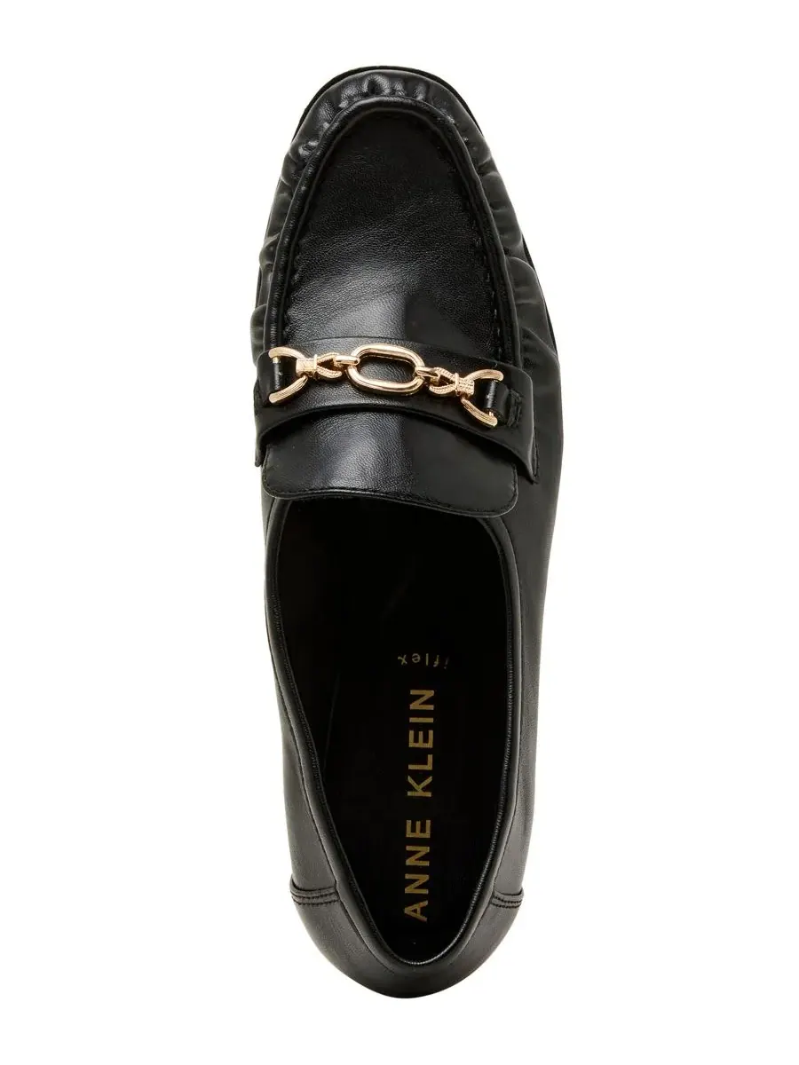 Женские лоферы Better Rouched без шнурков Anne Klein — изображение 4 из 7, черный