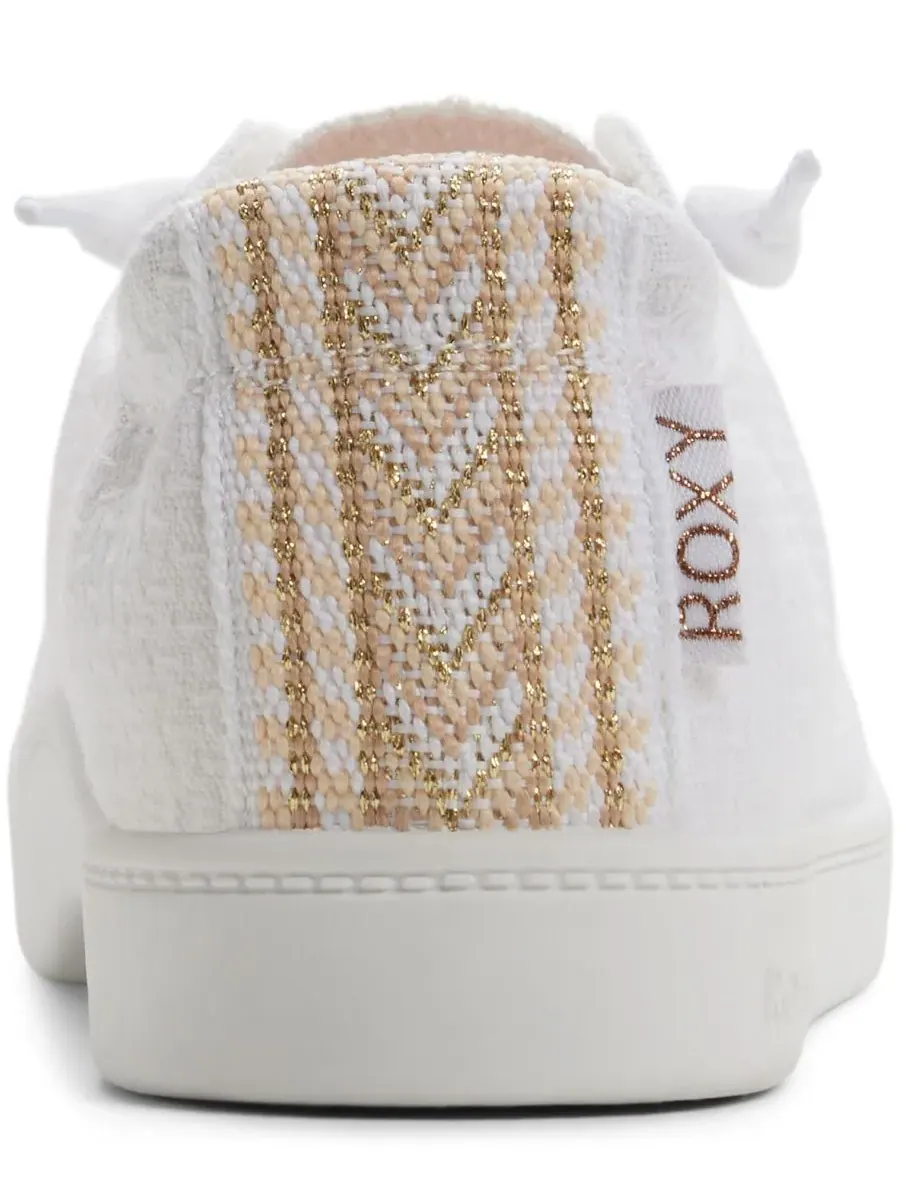 Женские кроссовки Bayshore Plus на шнуровке Roxy — изображение 3 из 6, белый
