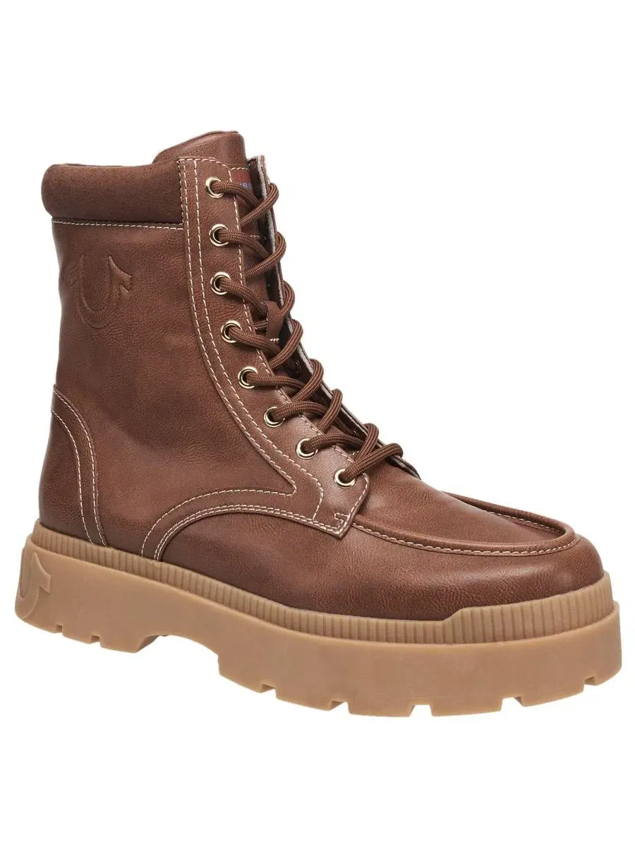Ботинки с мокасиновым мысом и шнуровкой Weeknd Moc Toe Boot True Religion — коричневый