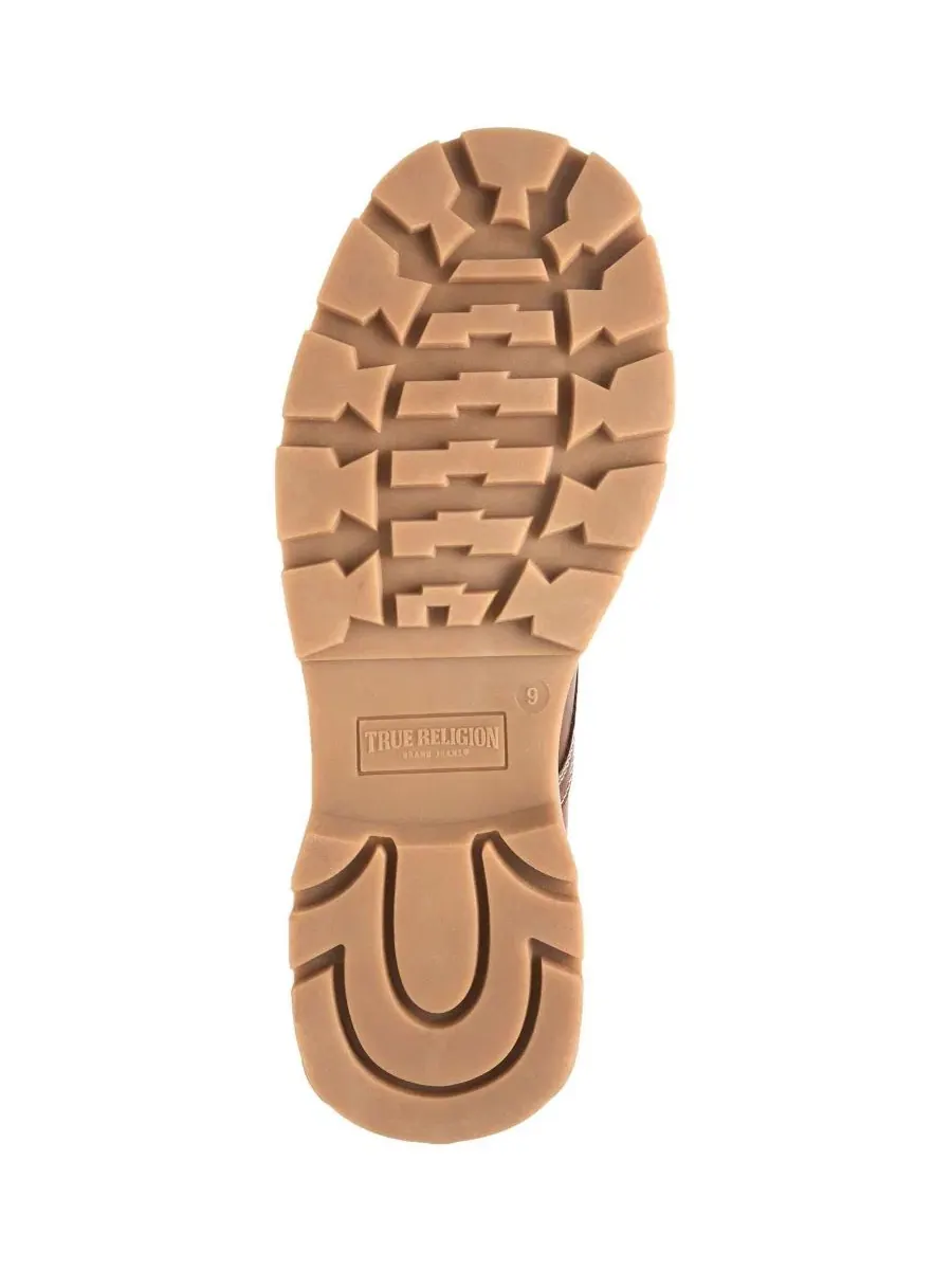 Ботинки с мокасиновым мысом и шнуровкой Weeknd Moc Toe Boot True Religion — изображение 6 из 6, коричневый