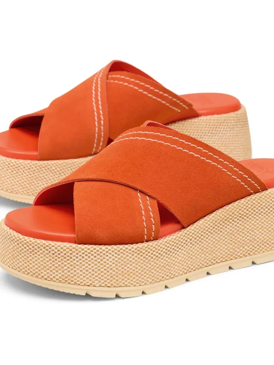 Женские сандалии на платформе Sunpeak Sorel — изображение 11 из 11, белый