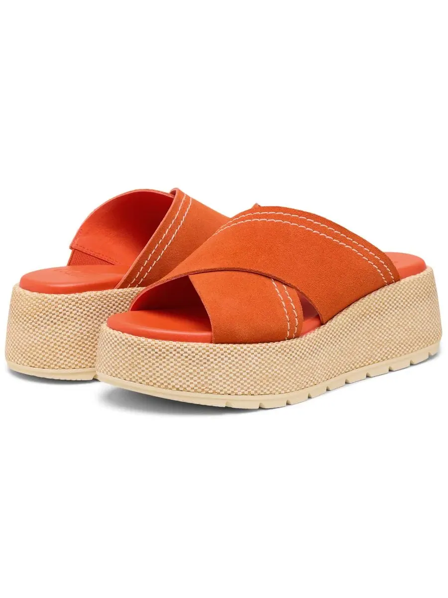 Женские сандалии на платформе Sunpeak Sorel — изображение 10 из 11, белый