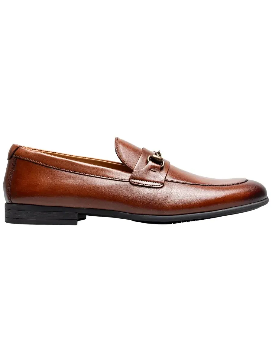 Мужские лоферы Modena Moc-Toe Bit Florsheim — изображение 2 из 5, коричневый
