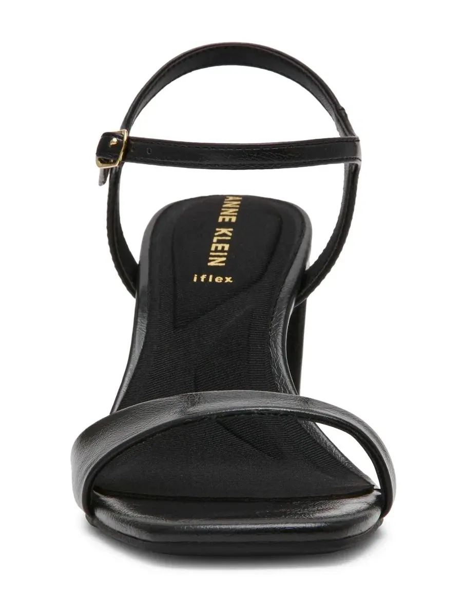 Женские сандалии Beata с квадратным носком и массивным каблуком Anne Klein — изображение 7 из 7, черный