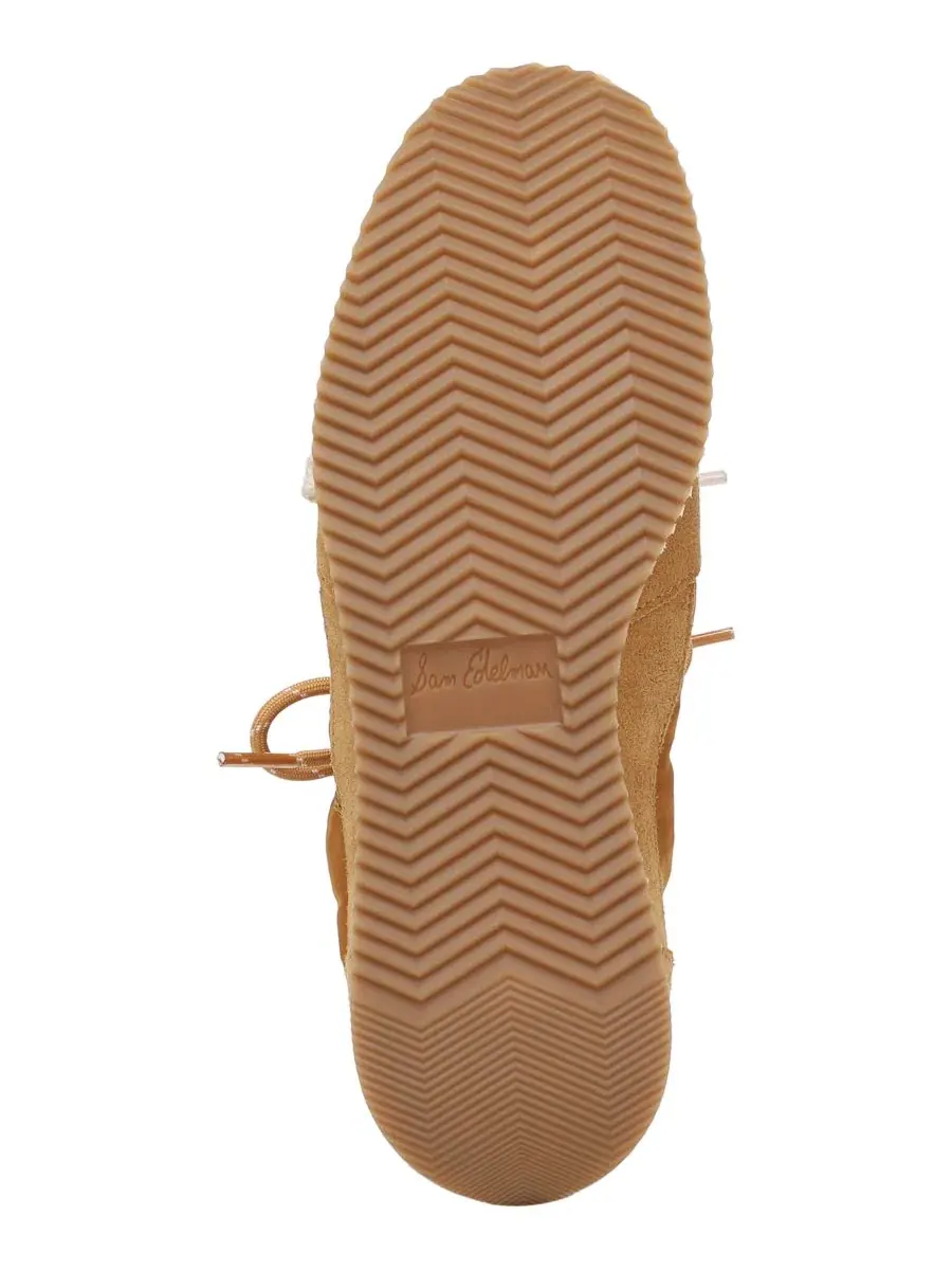 Кеды на шнуровке Evara Desert Tan Suede Sam Edelman — изображение 5 из 5, бежевый