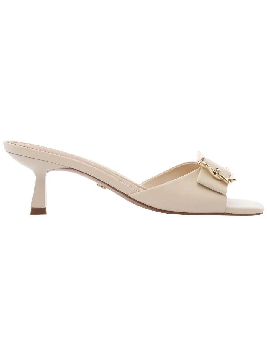 Босоножки на среднем каблуке Florence Mid Stiletto Arezzo — изображение 2 из 5, бежевый