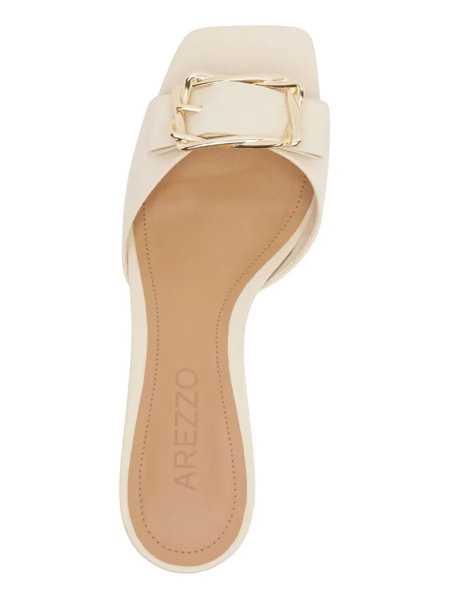 Босоножки на среднем каблуке Florence Mid Stiletto Arezzo — изображение 4 из 5, бежевый