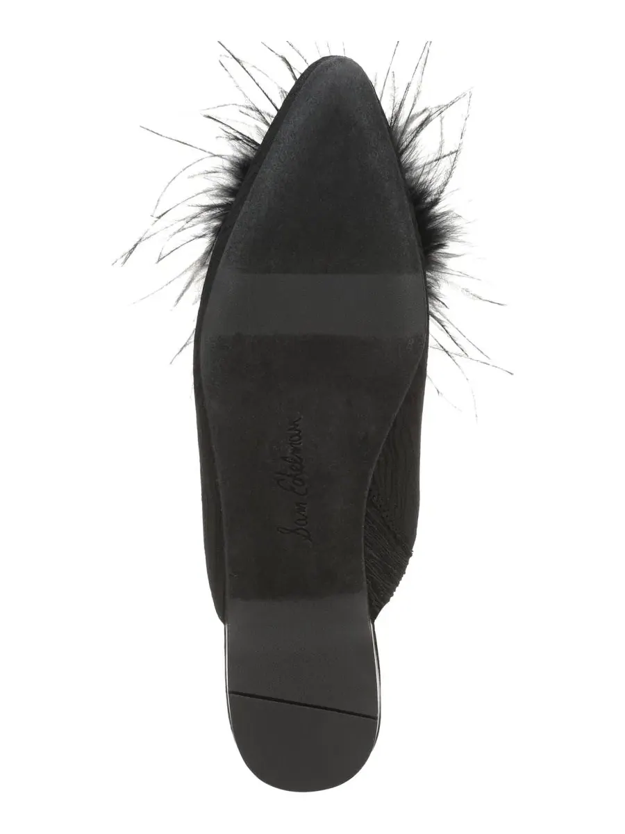 Мюли с пером Khai Feather Mule Sam Edelman — изображение 5 из 5, черный