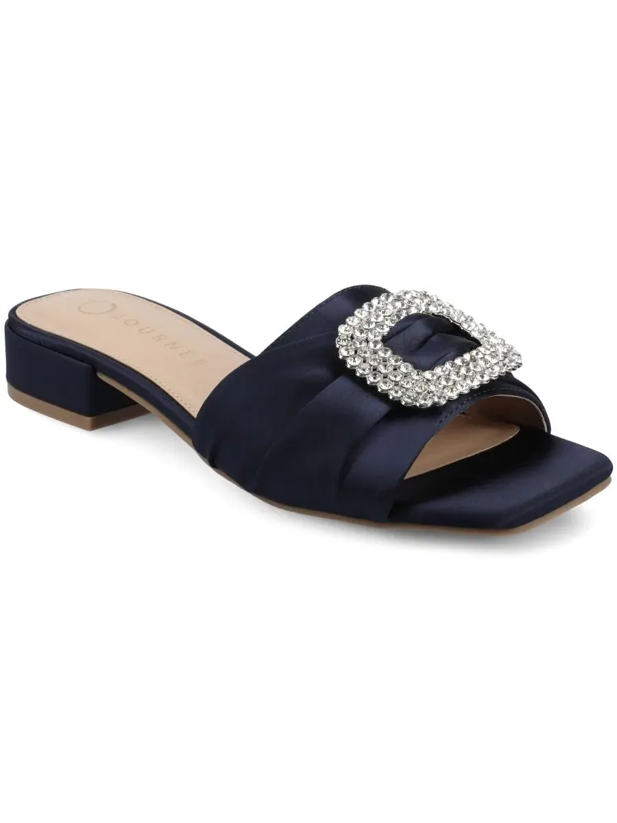 Босоножки-слипоны с квадратным мысом и каблуком 2,5 см, Flavia Embellished Journee Collection