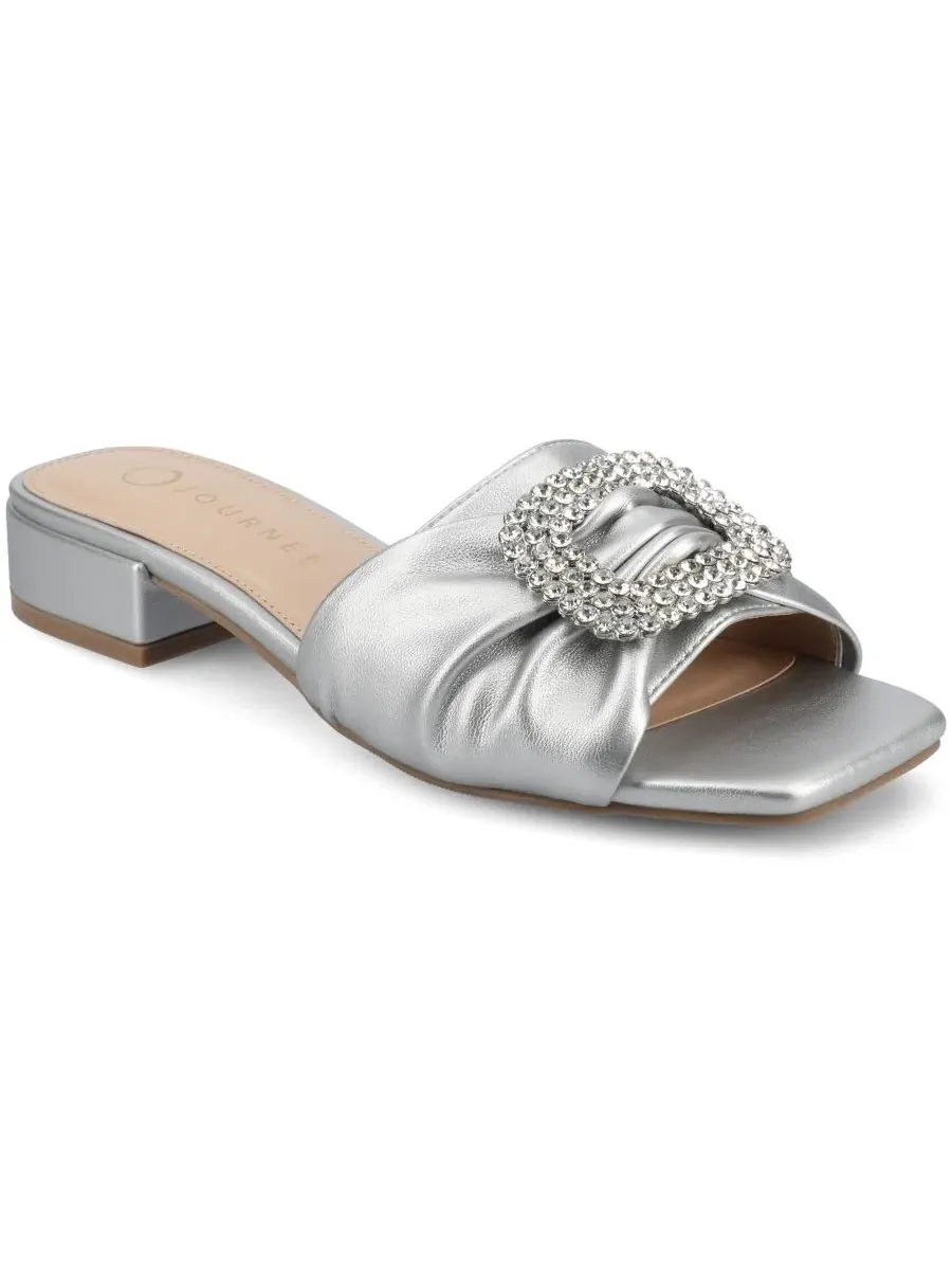 Босоножки-слипоны с квадратным мысом Flavia Embellished Journee Collection