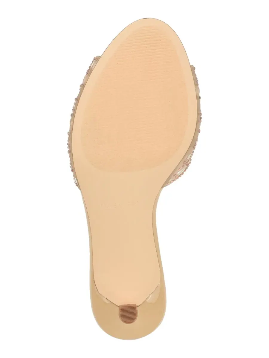 Босоножки на каблуке с кристаллами Mazzy Nine West, Natural Rhinestone — изображение 5 из 5