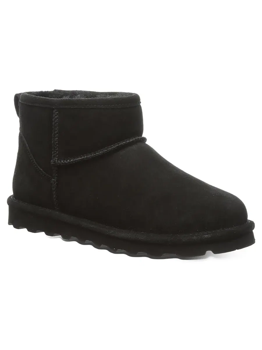 Ботинки-ботильоны Shorty Round Toe Suede BEARPAW — изображение 1 из 6, черный