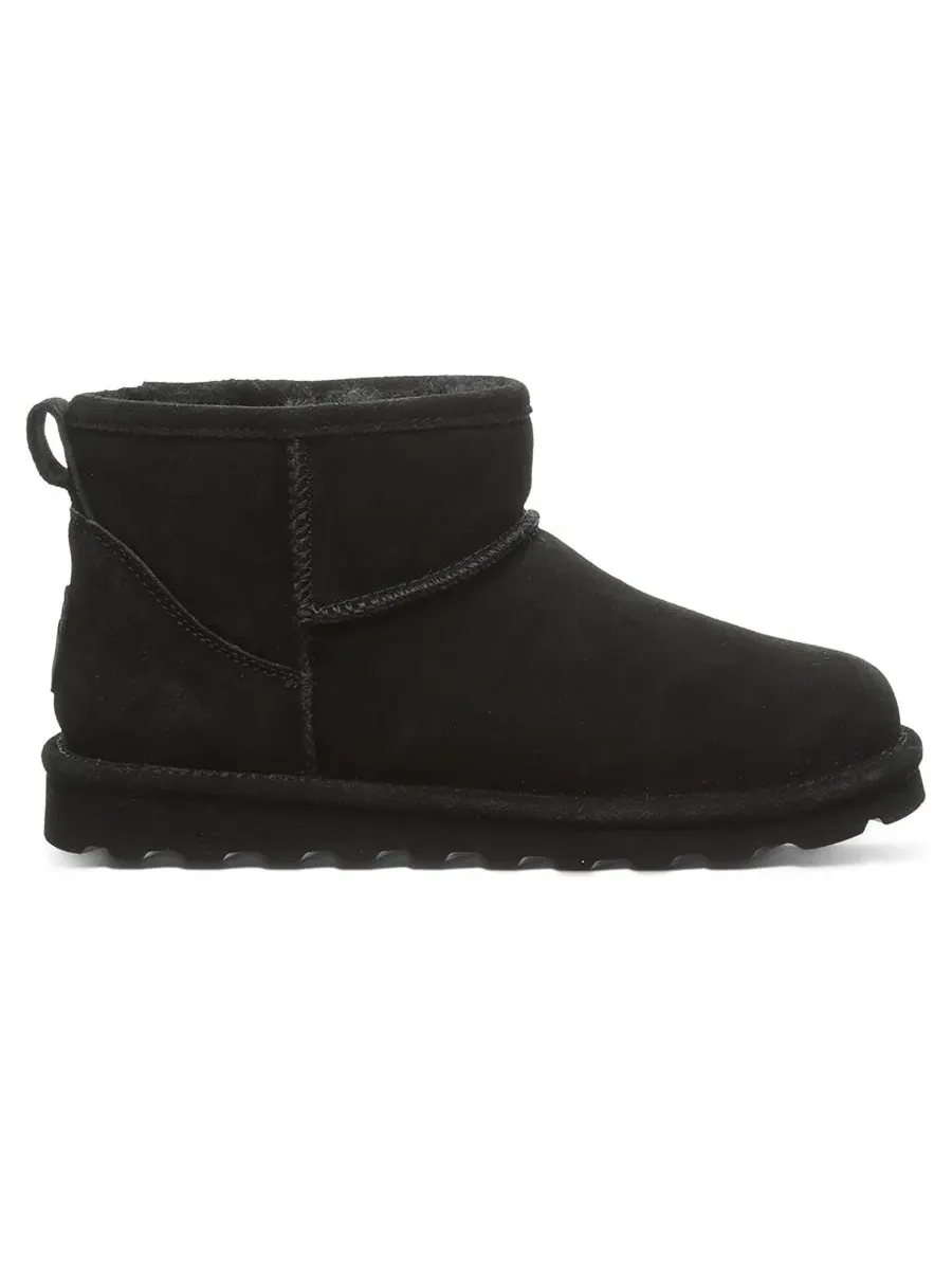 Ботинки-ботильоны Shorty Round Toe Suede BEARPAW — изображение 2 из 6, черный