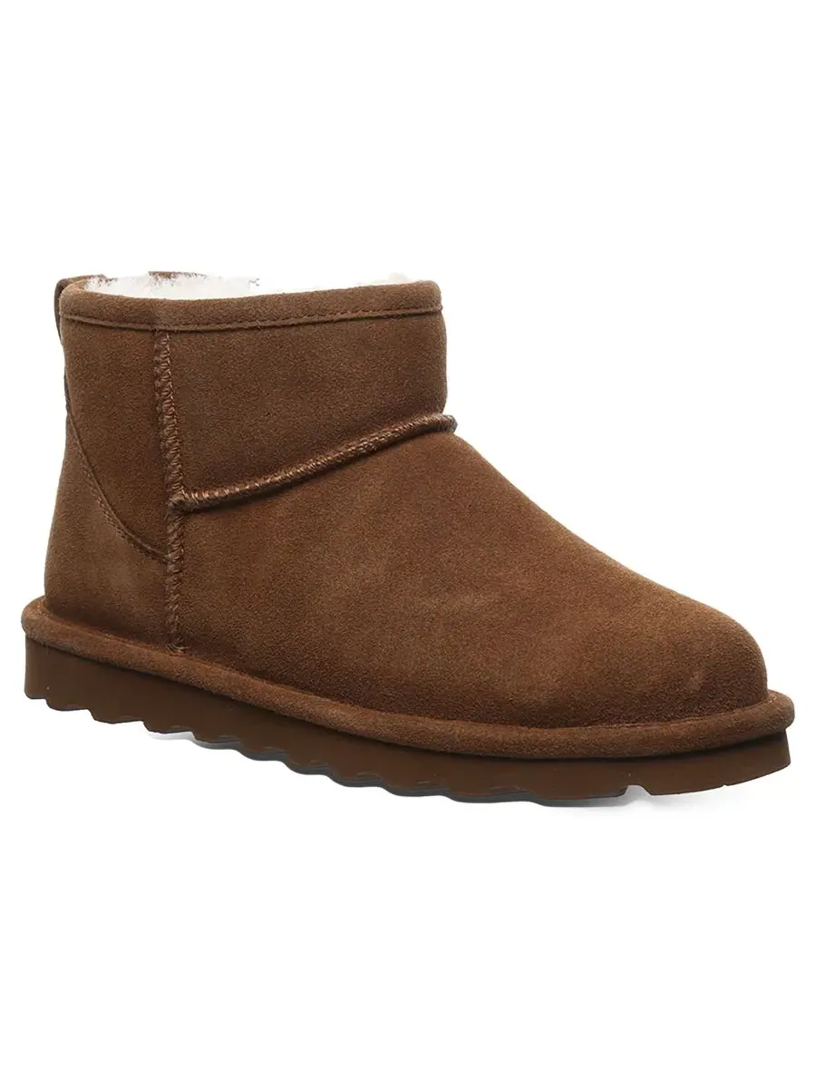 Ботинки-лодочки с круглым носком и платформой, модель Shorty BEARPAW — изображение 1 из 6, хикори