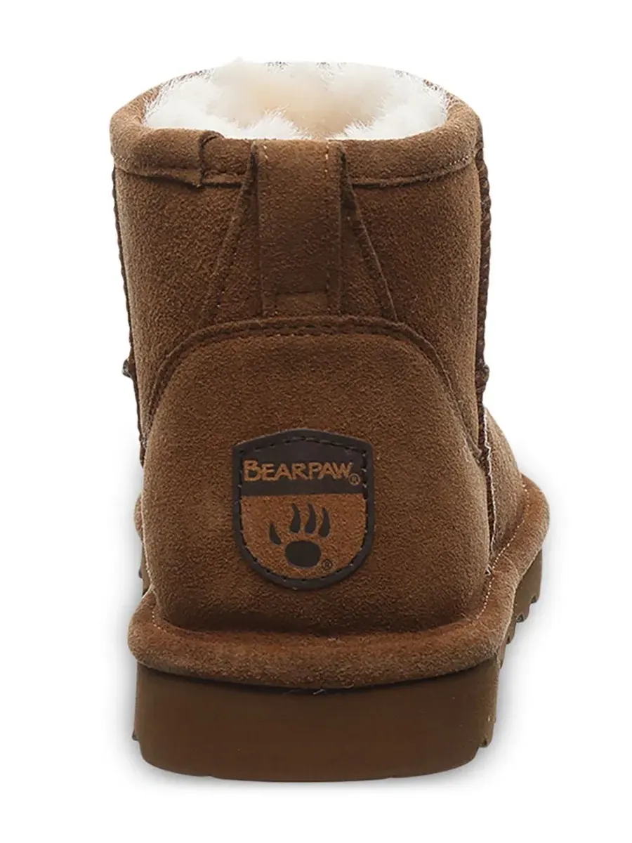 Ботинки-лодочки с круглым носком и платформой, модель Shorty BEARPAW — изображение 3 из 6, хикори
