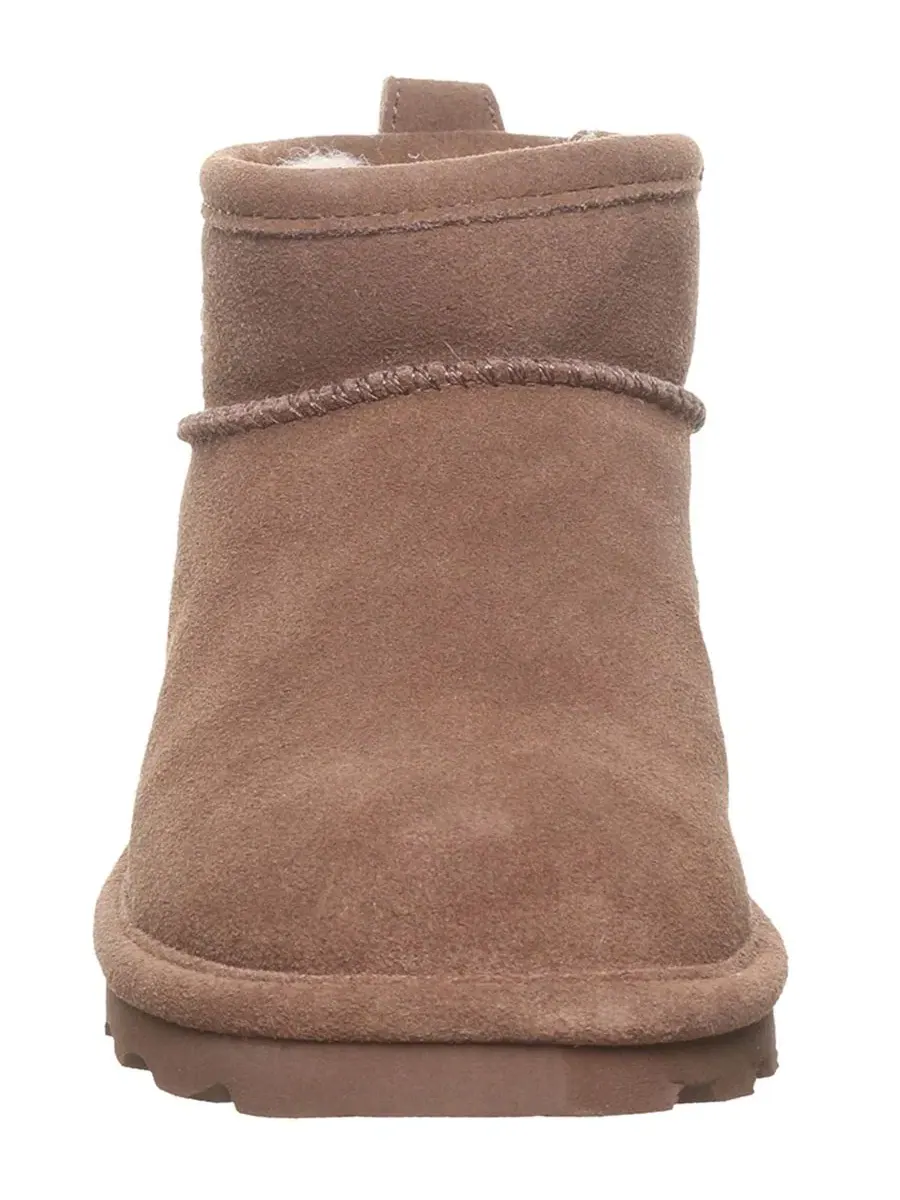 Ботильоны женские с круглым мысом из замши, на плоской подошве BEARPAW — изображение 7 из 8, какао