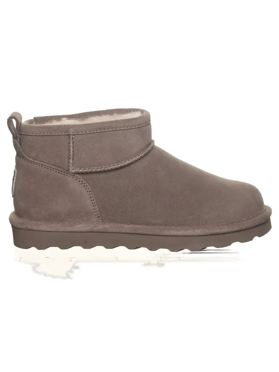 Женские ботильоны из замши с круглым носком, модель Shorty BEARPAW — изображение 2 из 8, морель