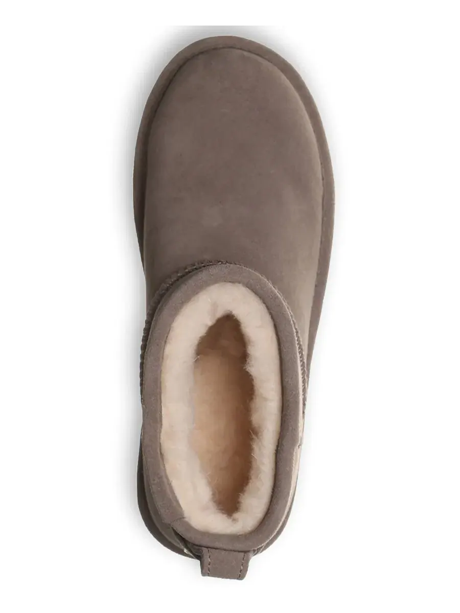 Женские ботильоны из замши с круглым носком, модель Shorty BEARPAW — изображение 4 из 8, морель