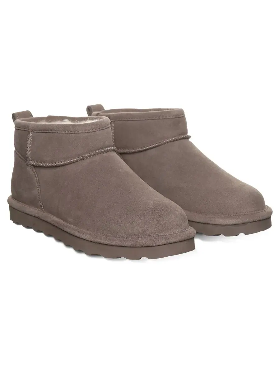 Женские ботильоны из замши с круглым носком, модель Shorty BEARPAW — изображение 6 из 8, морель