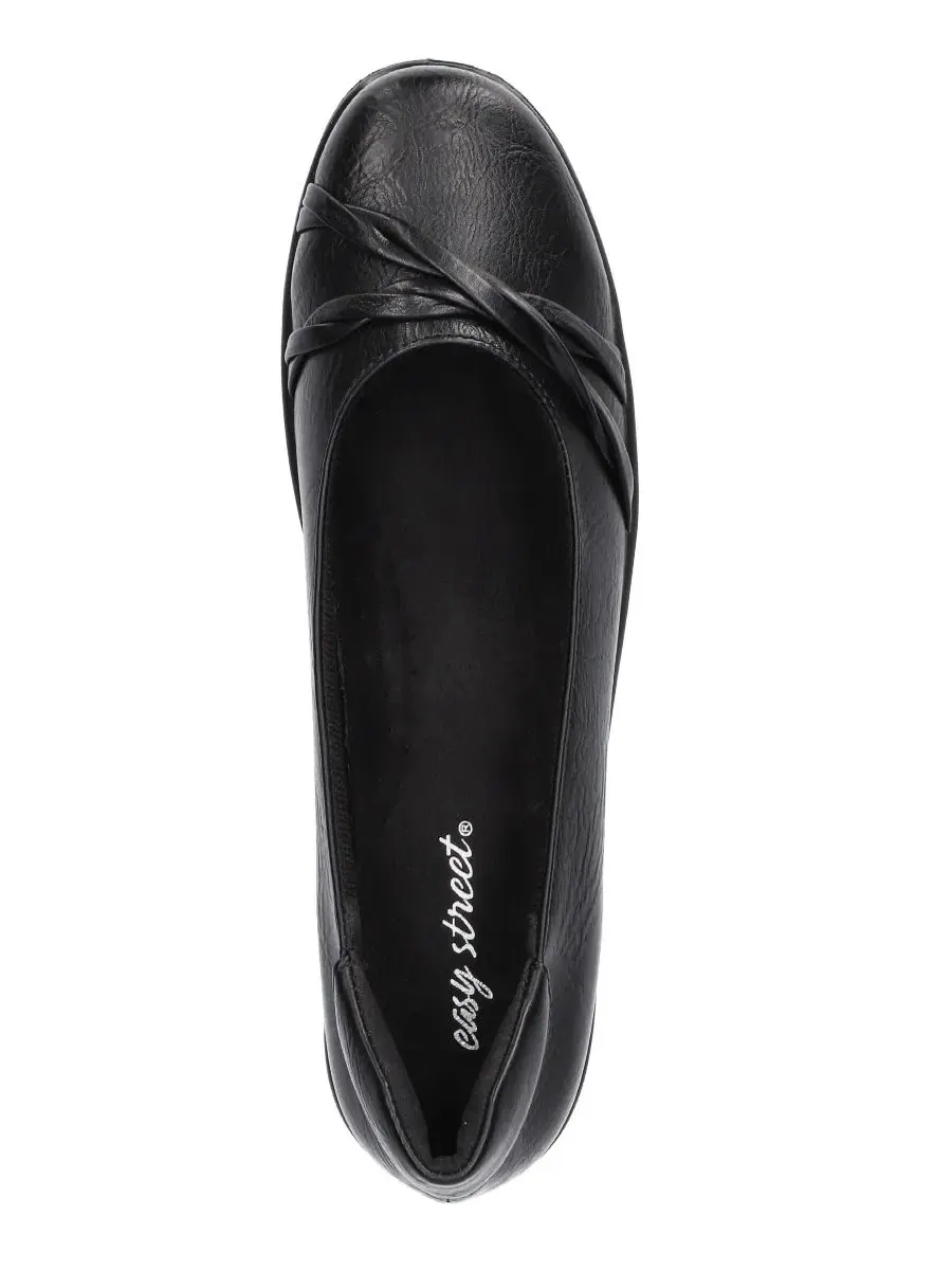 Женские балетки Paulie Slip-On Flats Easy Street — изображение 4 из 8, черный