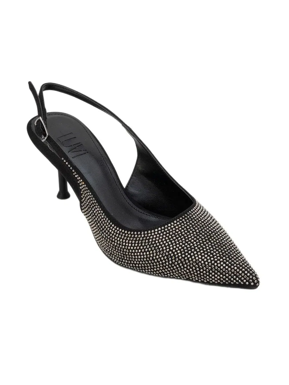 Туфли-лодочки с острым носком и украшением Prologue Shoes — изображение 1 из 6, черный