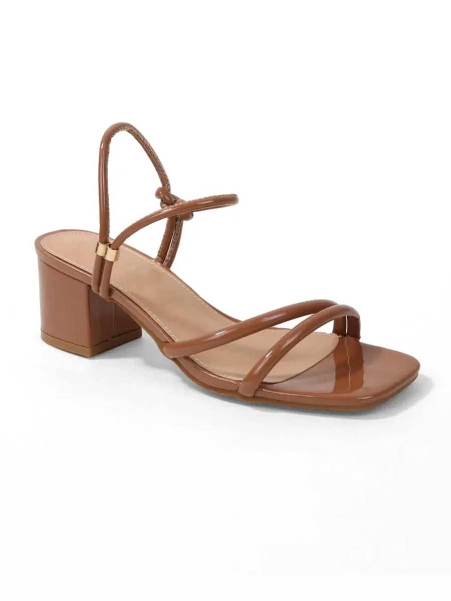 Босоножки на каблуке с ремешками Elayna Tubular Strap BERNESS