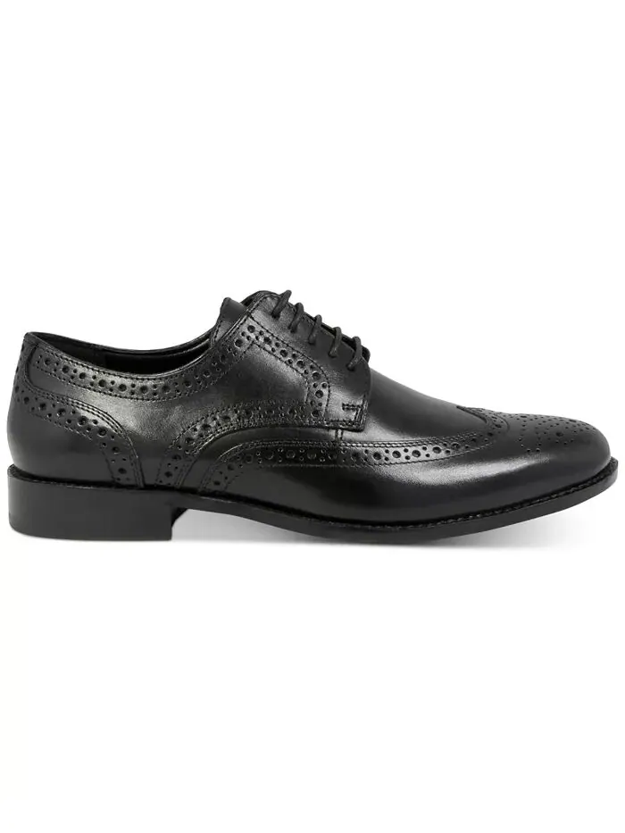 Мужские оксфорды Nelson Wingtip Nunn Bush — изображение 2 из 7, черный