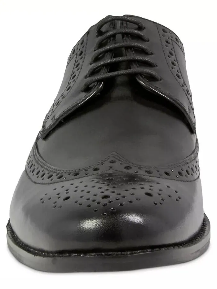 Мужские оксфорды Nelson Wingtip Nunn Bush — изображение 6 из 7, черный