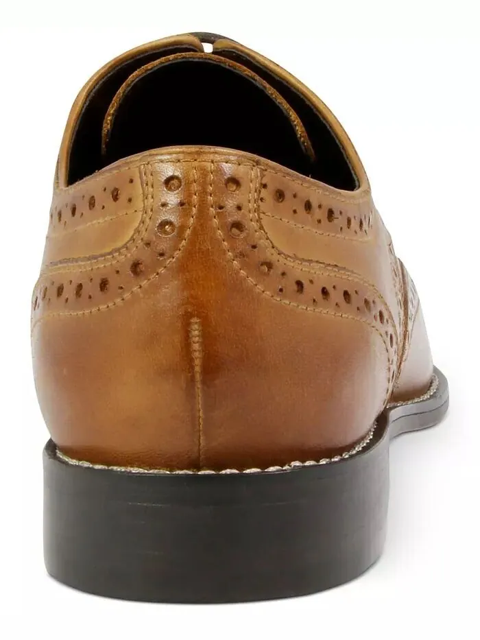 Мужские оксфорды Nelson Wingtip Nunn Bush — изображение 4 из 7, коричневый