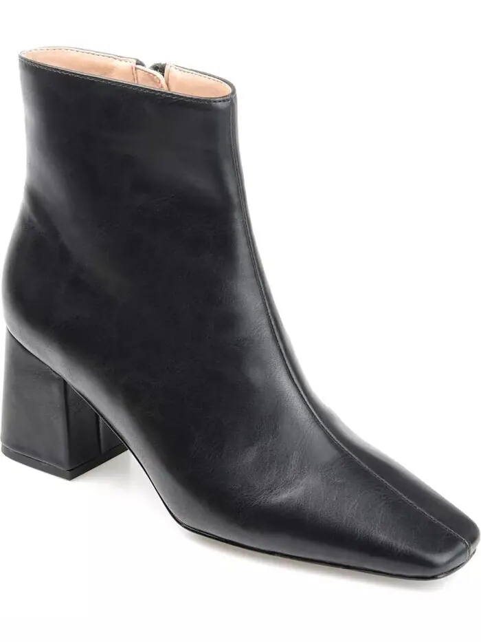 Женские ботильоны Haylinn Block Heel Dress Booties Journee Collection — изображение 1 из 11, черный