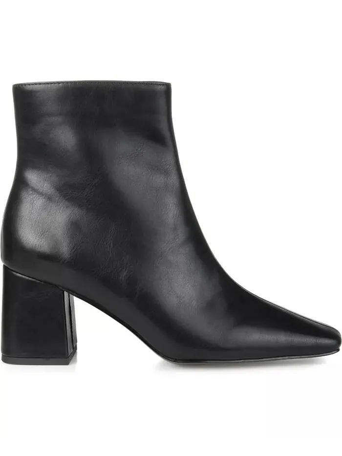 Женские ботильоны Haylinn Block Heel Dress Booties Journee Collection — изображение 2 из 11, черный