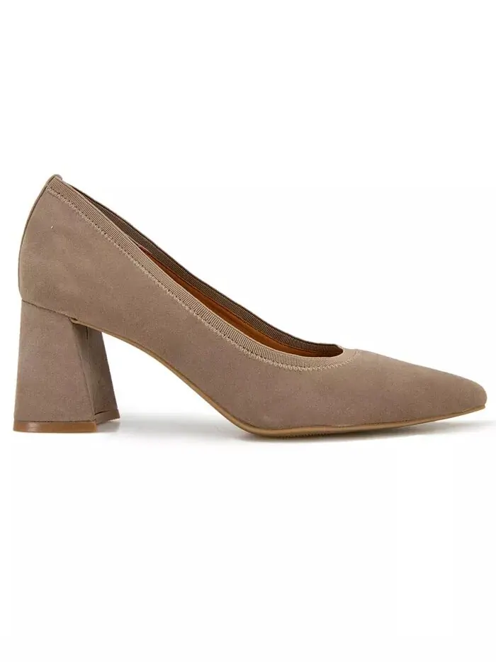 Женские туфли-лодочки Dionne Block Heel с острым носком Gentle Souls — изображение 2 из 17, грибной