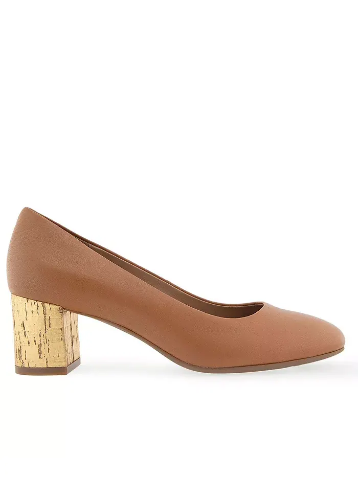 Туфли Ebel Dress на среднем каблуке Aerosoles — изображение 9 из 12, бежевый