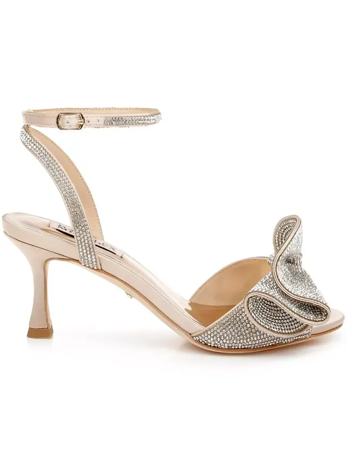 Вечерние сандалии Badgley Mischka Remi для женщин — изображение 2 из 5, бежевый